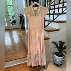 Joyfolie Blush Pink Long Dress Size: Youth 8